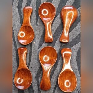 Elegant Mini Wooden Spoons Set